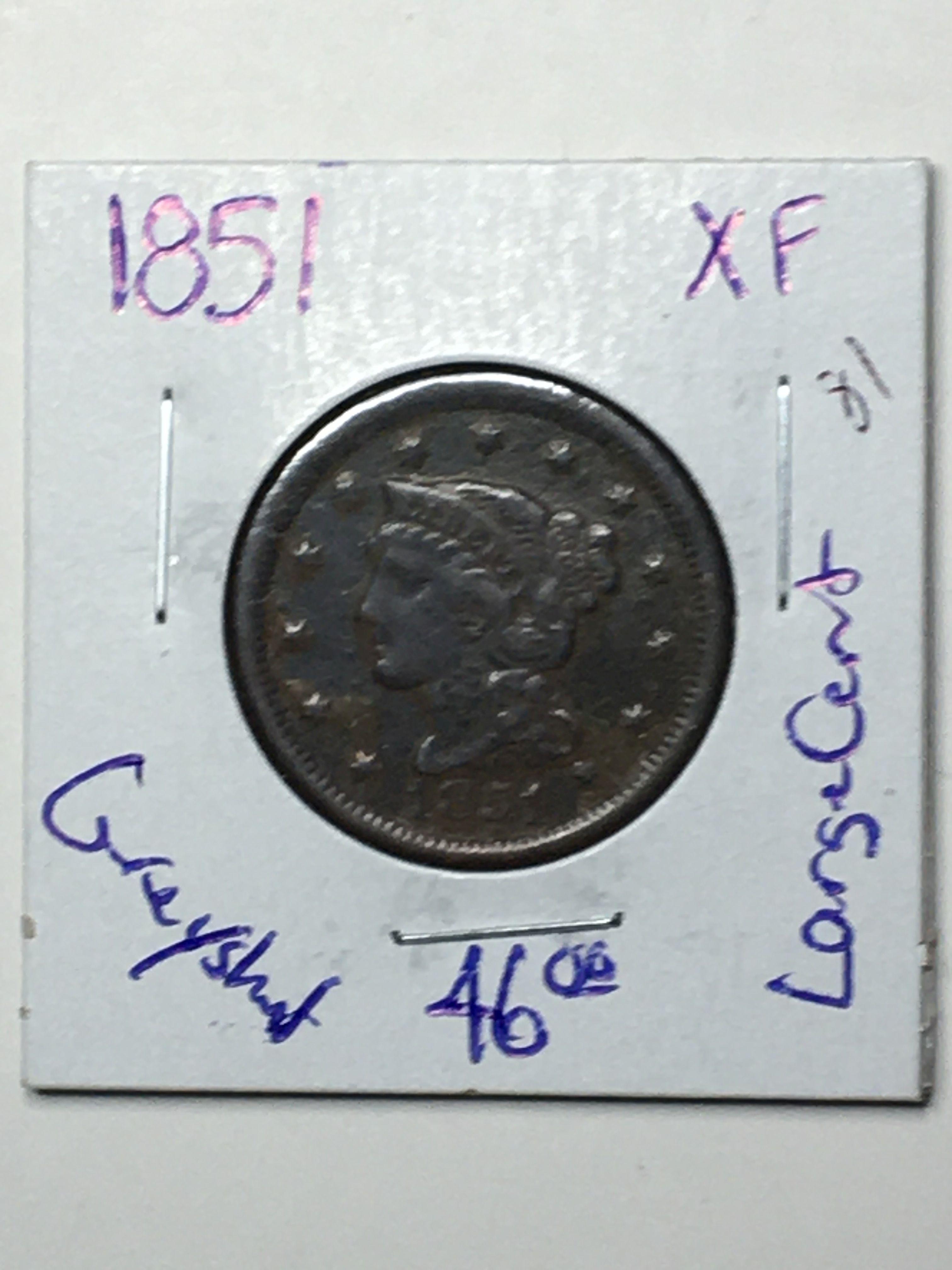 1851 Large Cent