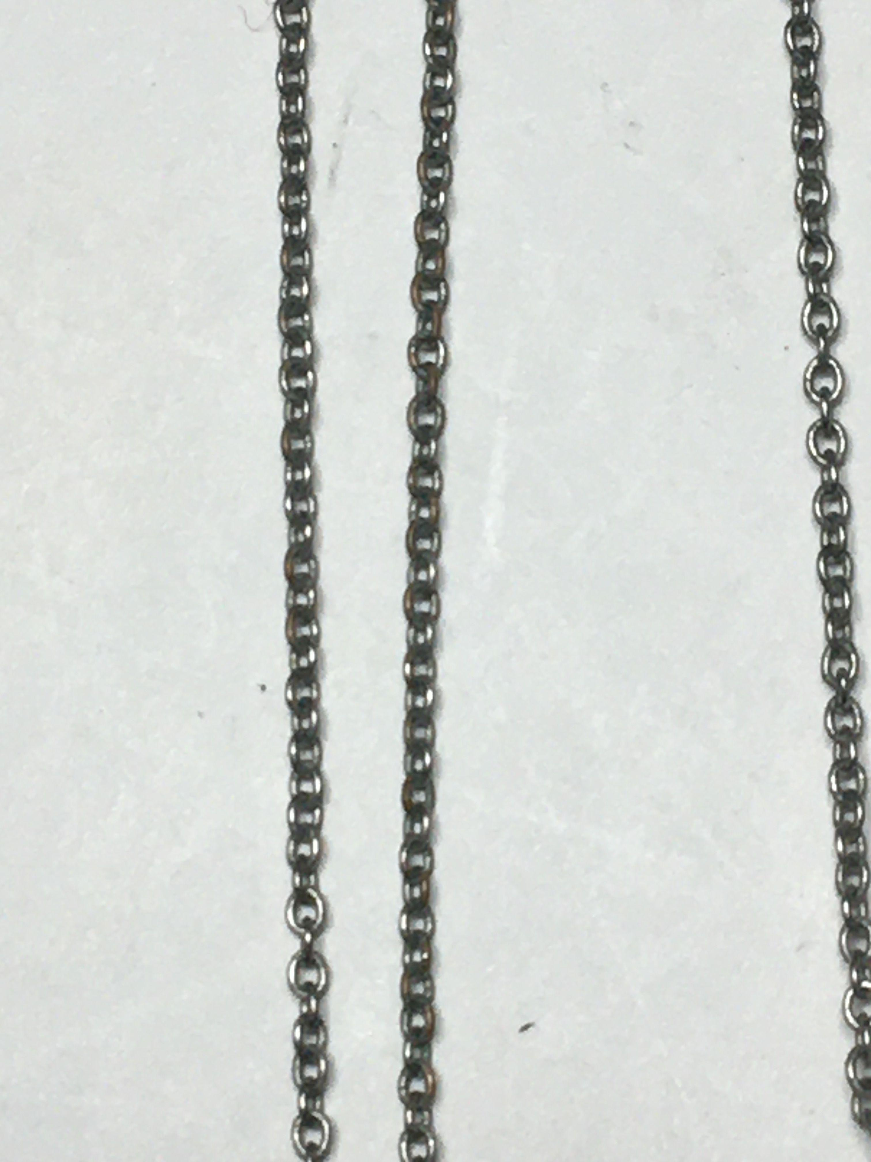 .925 Sterling Silver Cross On 20" Chain