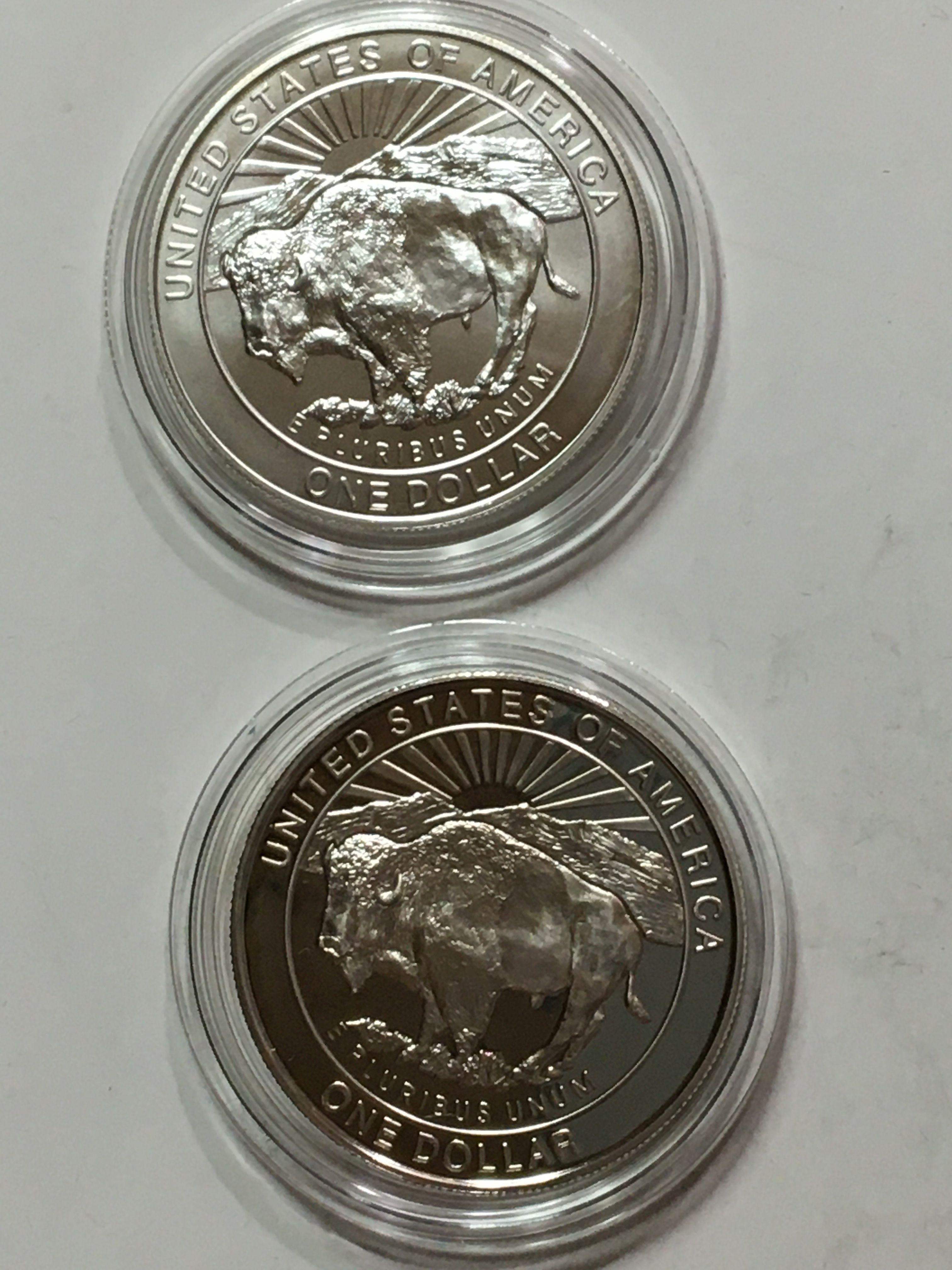 Yellowstone National Park Proof 1oz Silver 2pc