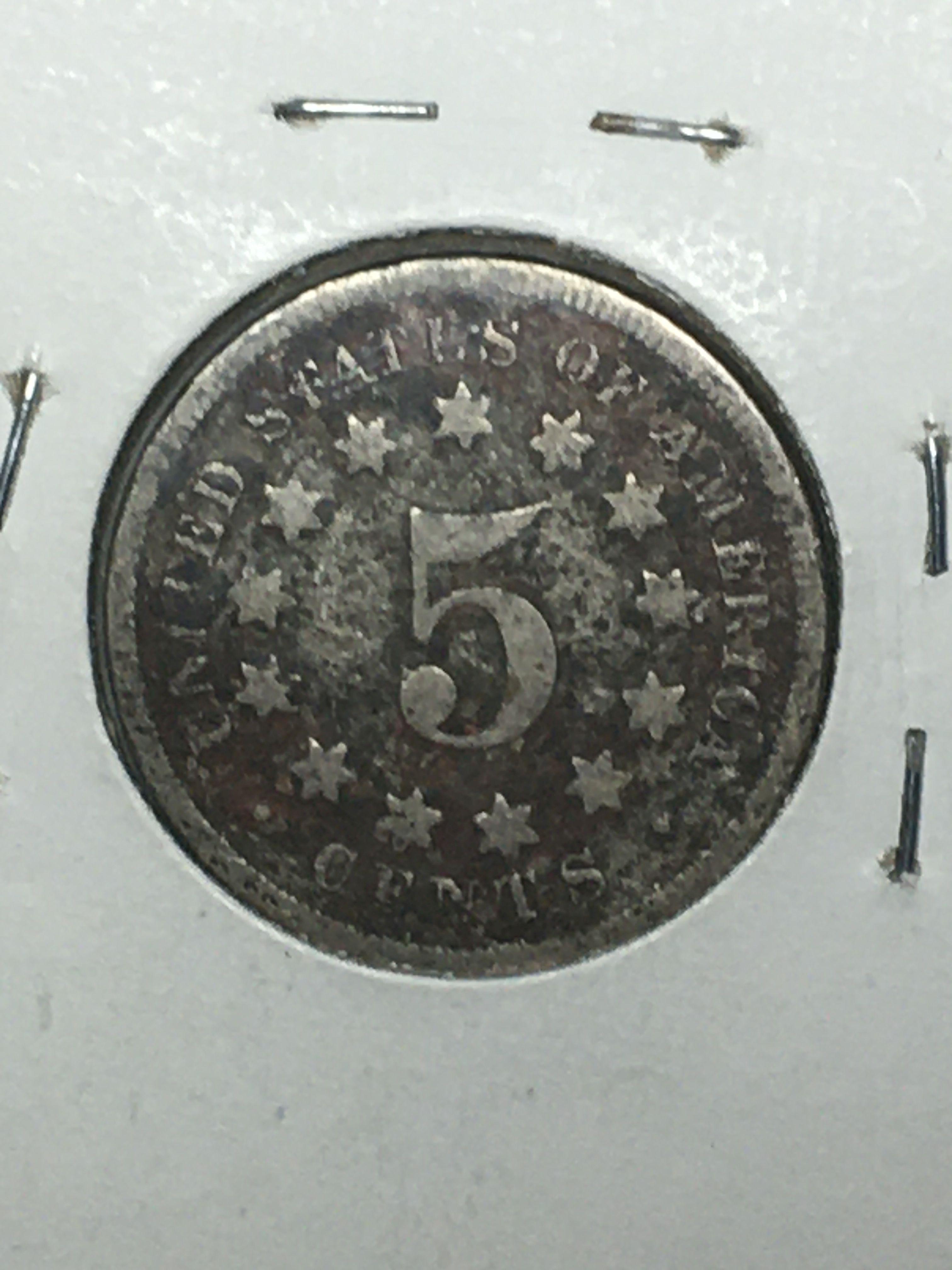 1868 Shield Nickel