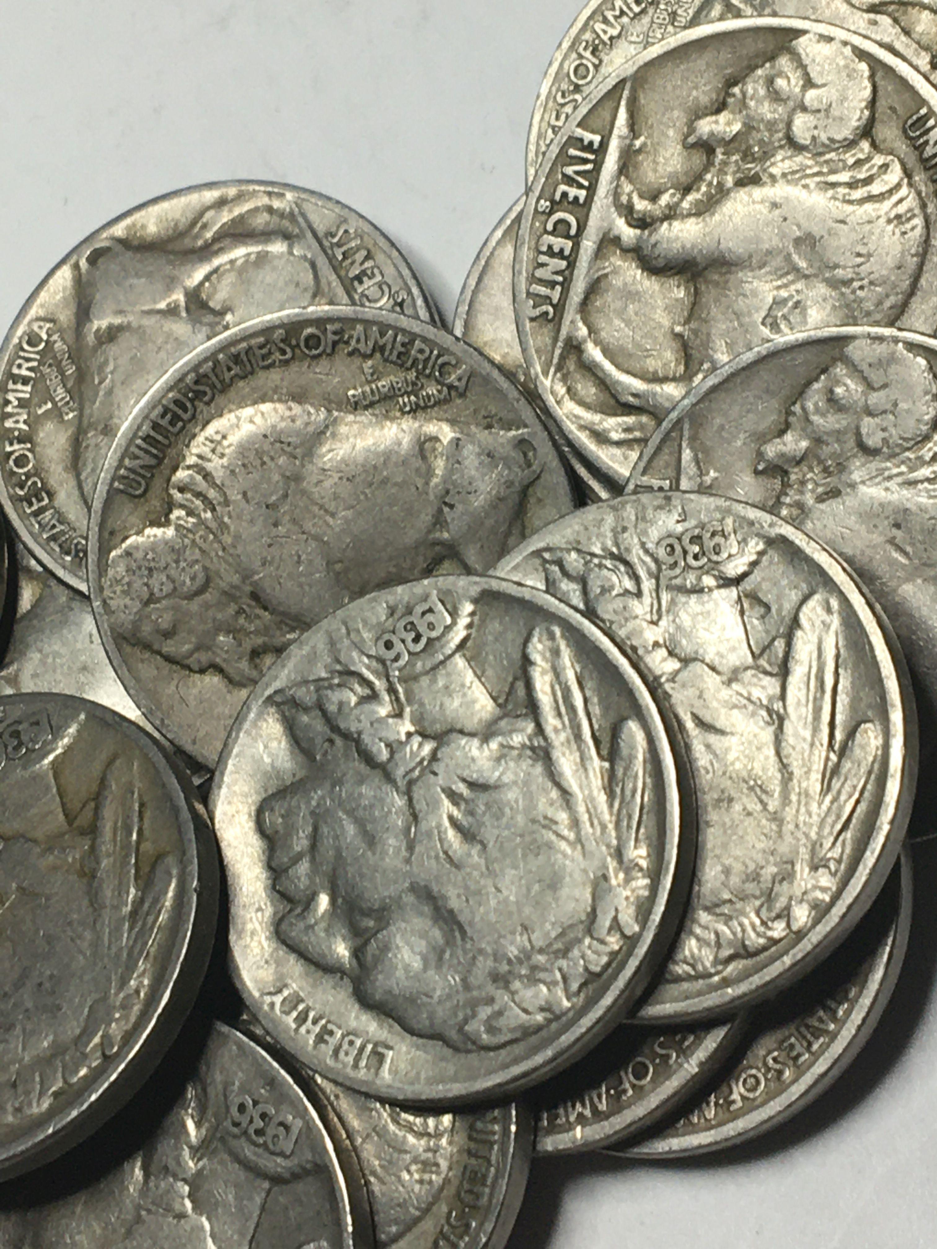 (20) 1936 S Buffalo Nickels