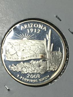 2008 S Quarter Arizona 