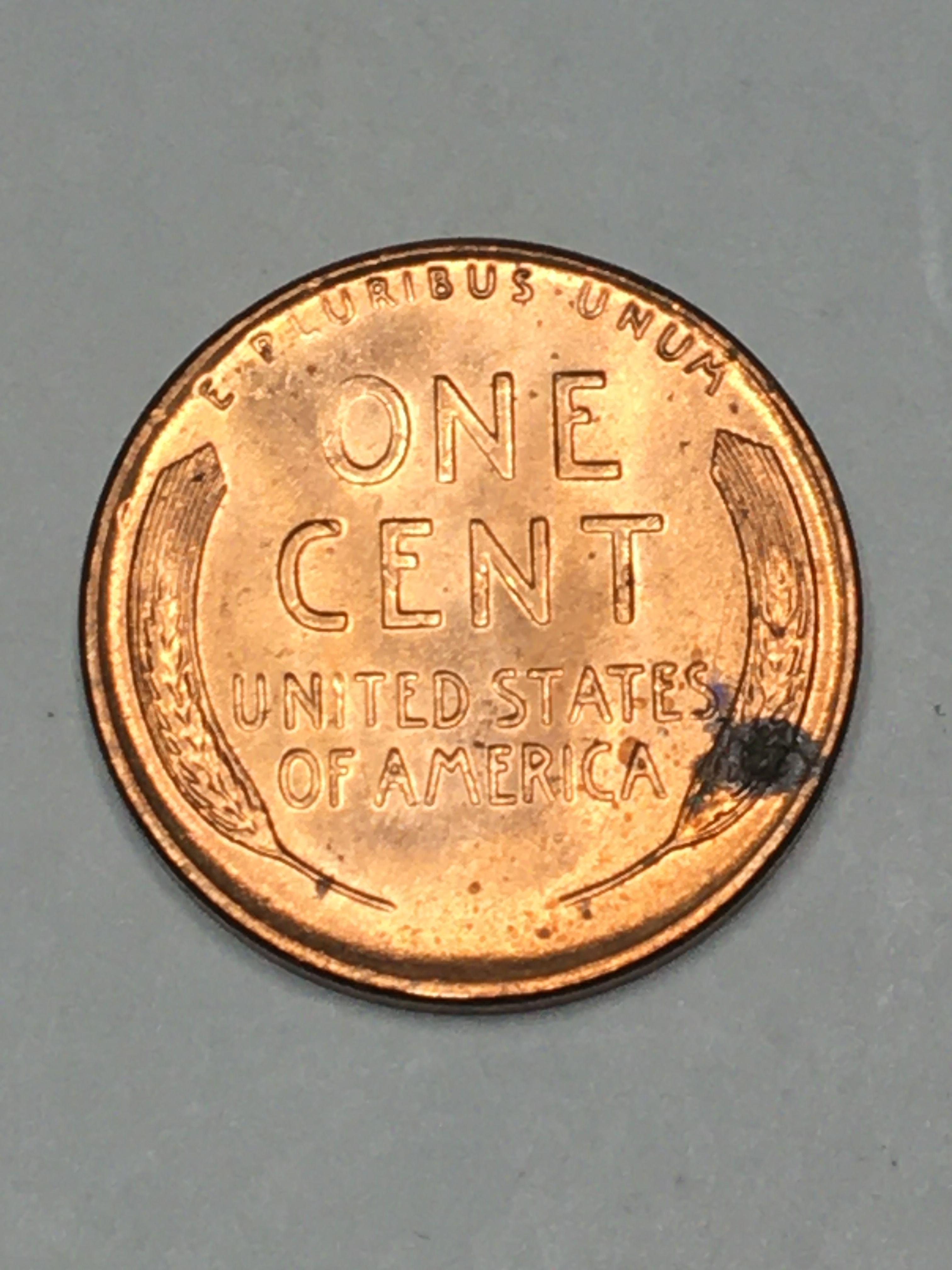 1955 S Lincoln Wheat Cent