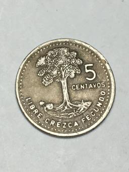 Republic Guatemala 1986 5 Centavo 