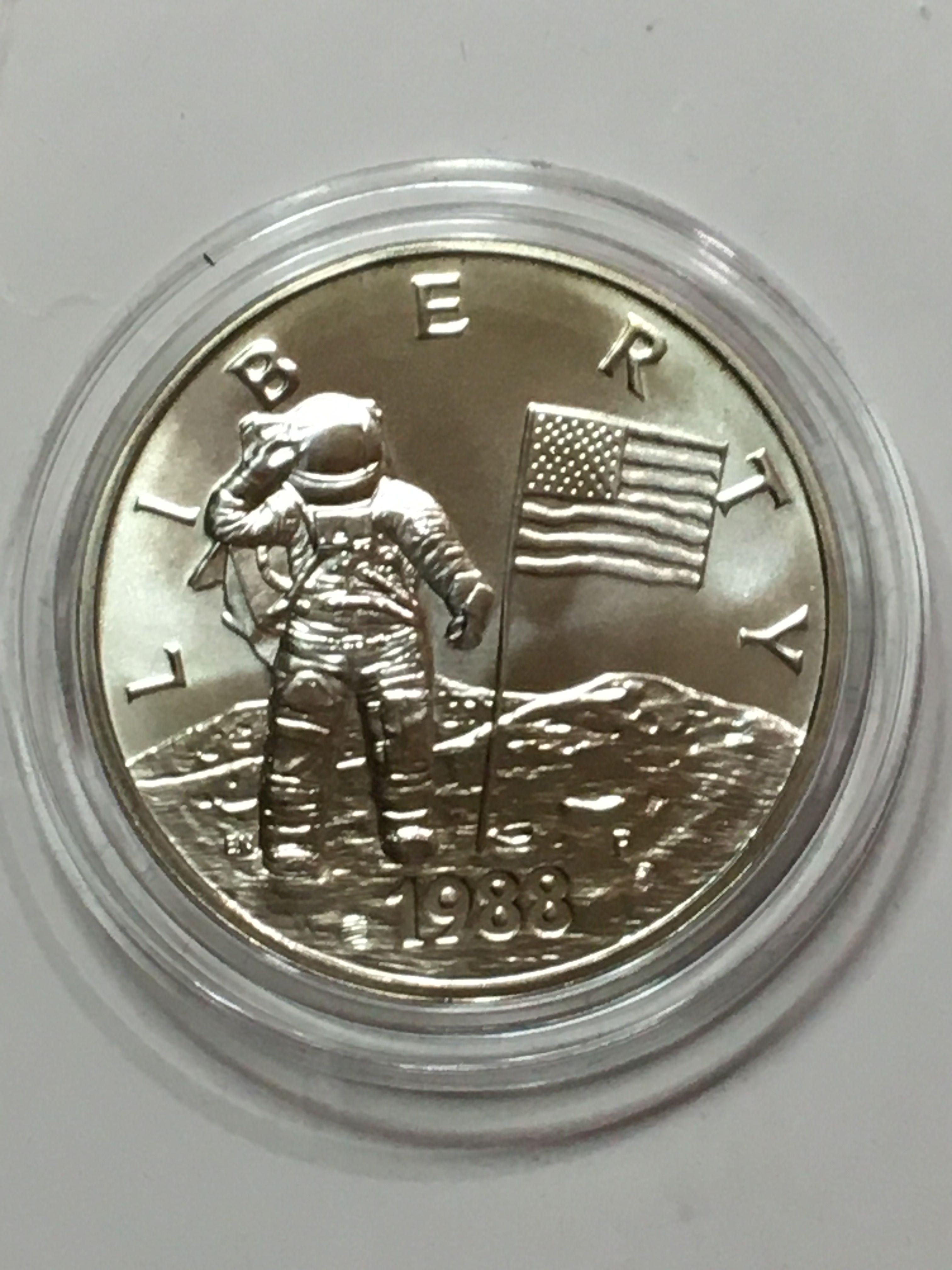 Americans In Space 1 Silver 1oz 1 Bronze