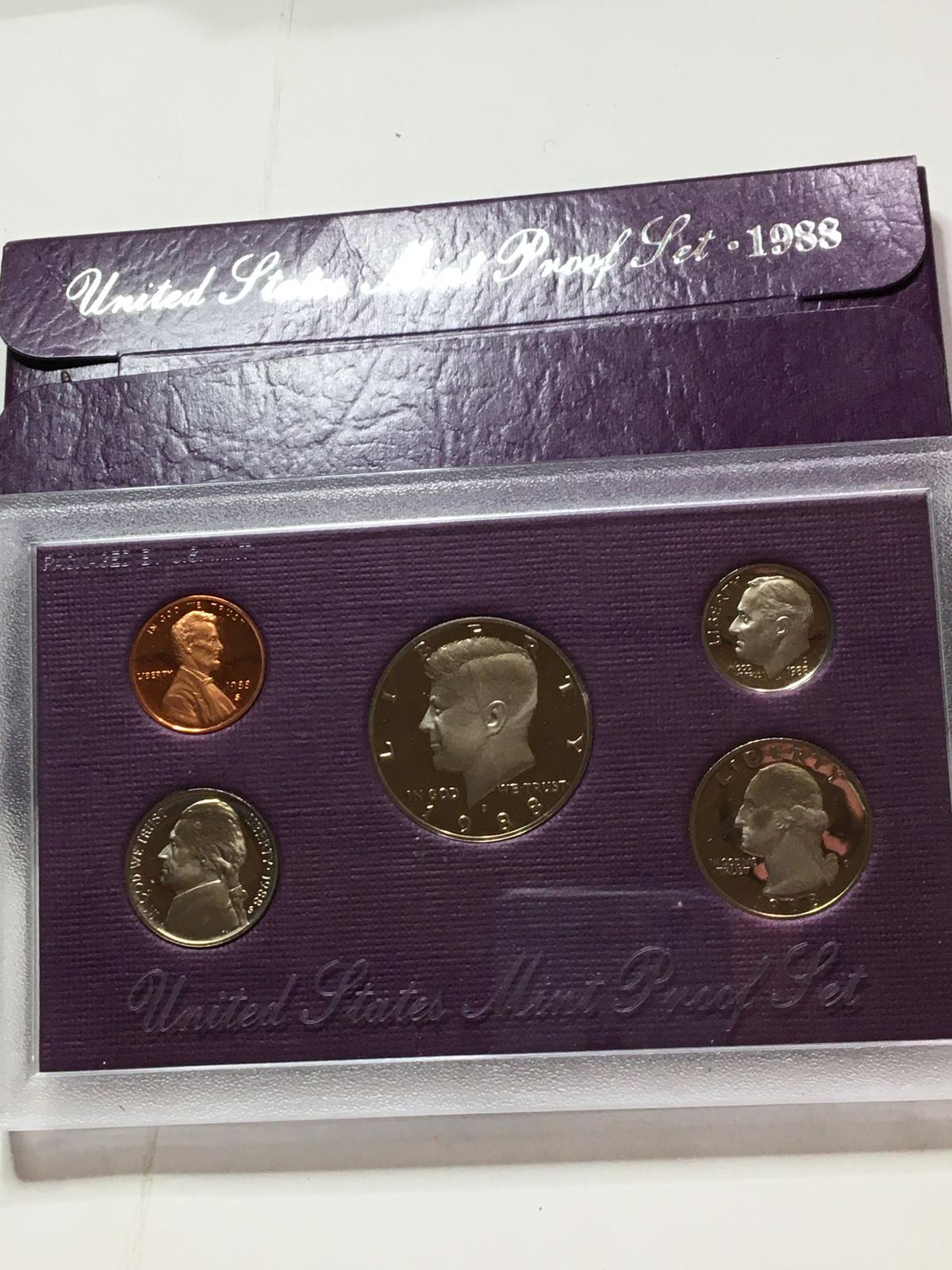 1988 U S Proof Set