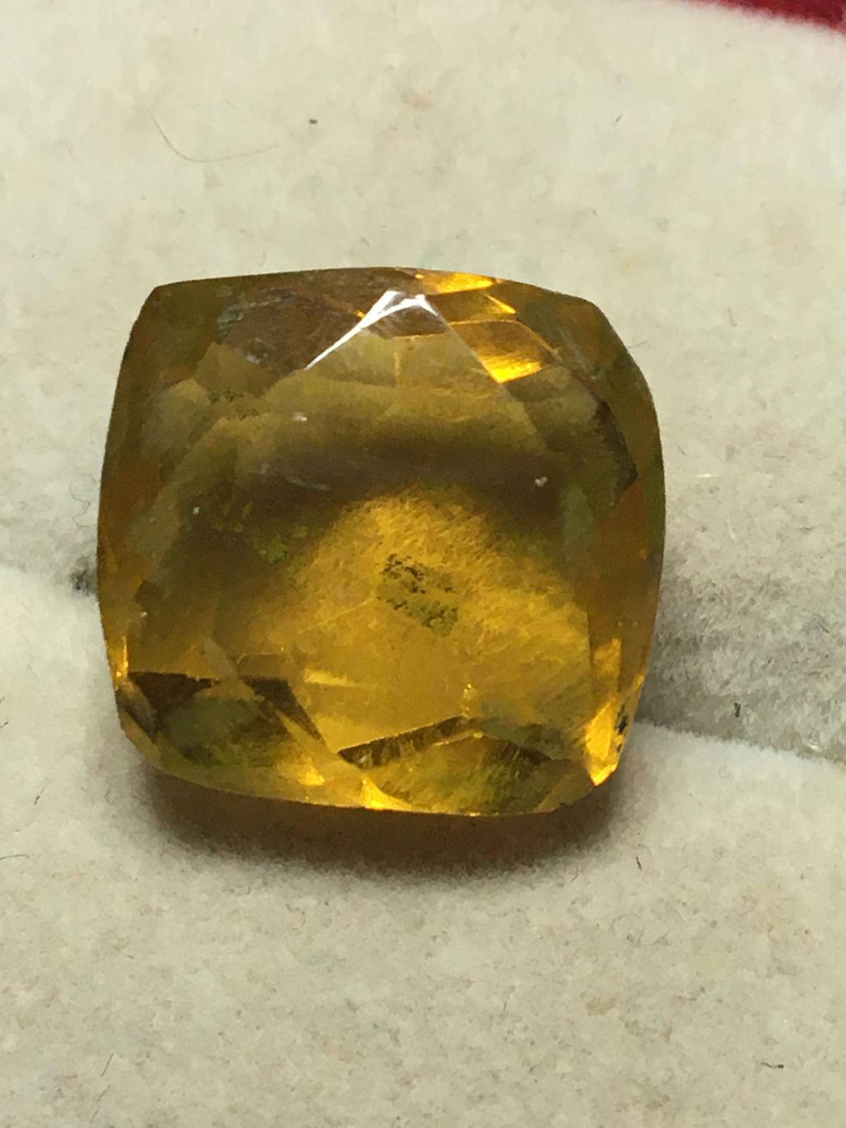 9.59ct Cushion Cut Citrine 