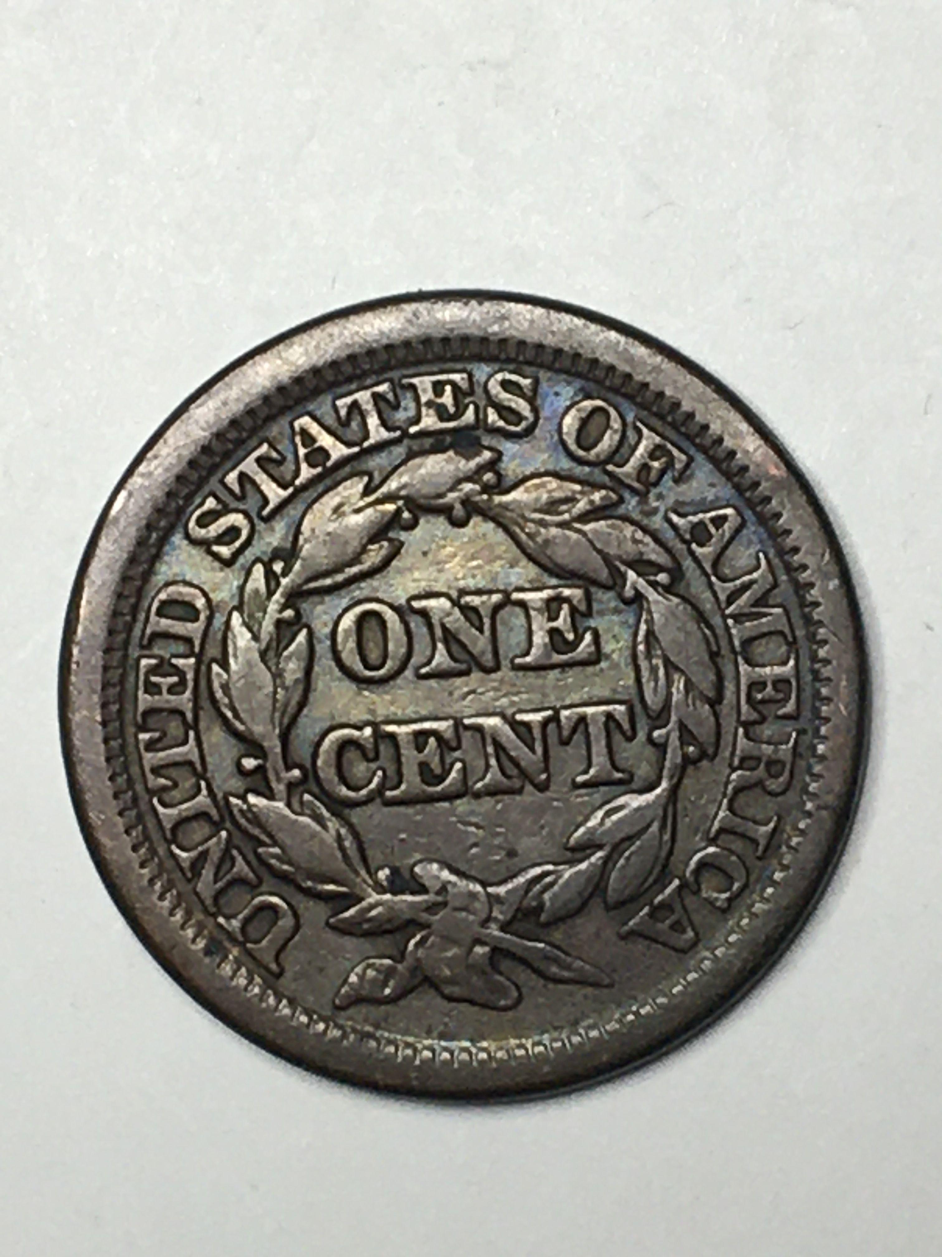 1848 U S Large Cent
