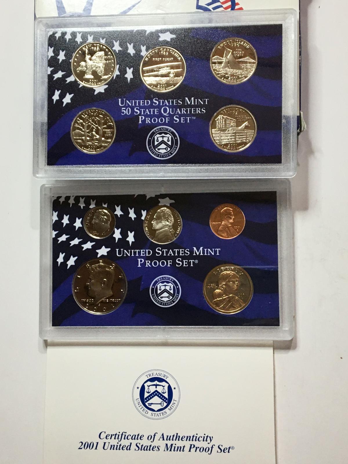 2001 U S Proof Set