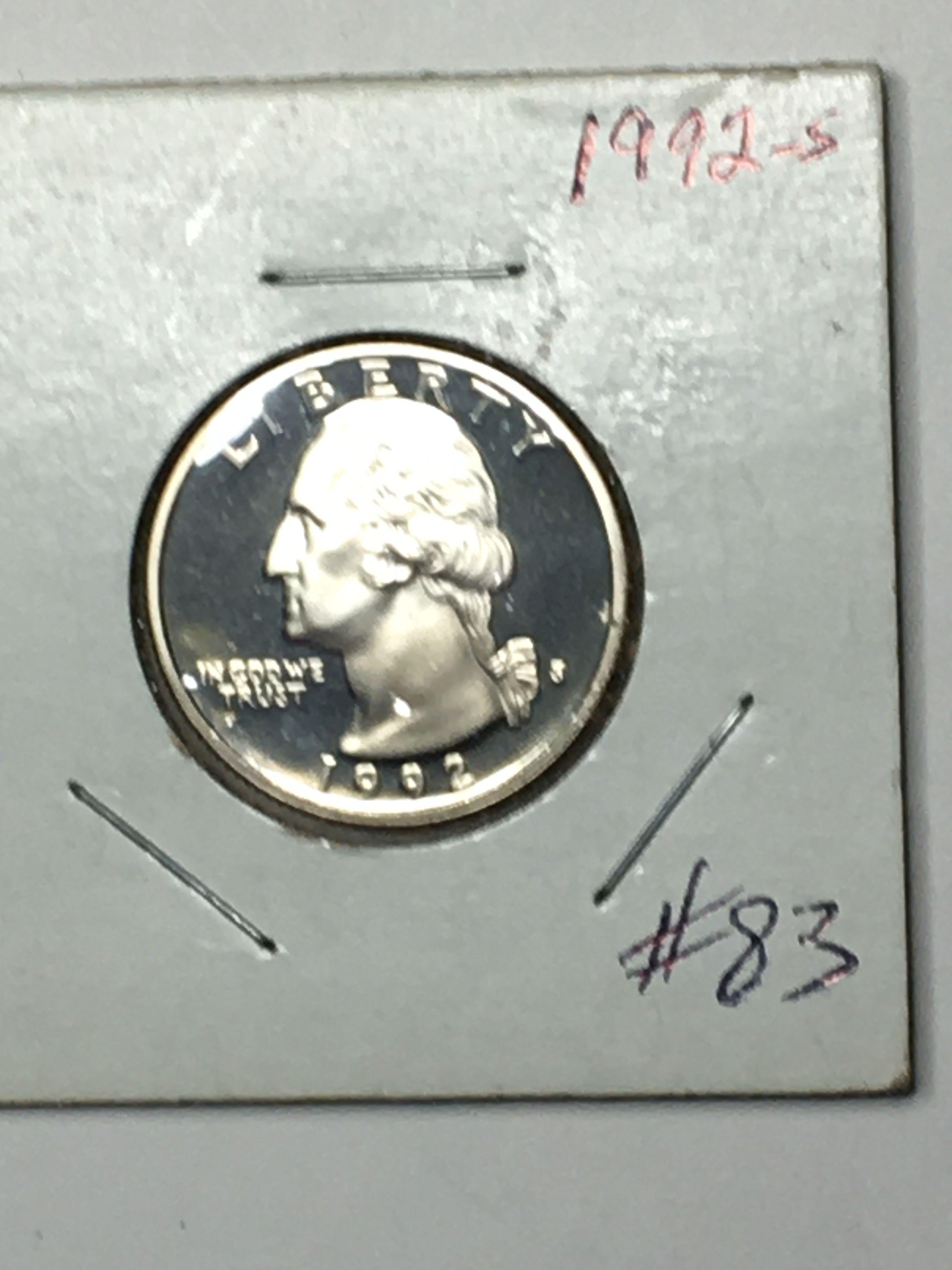 1992 S Quarter 