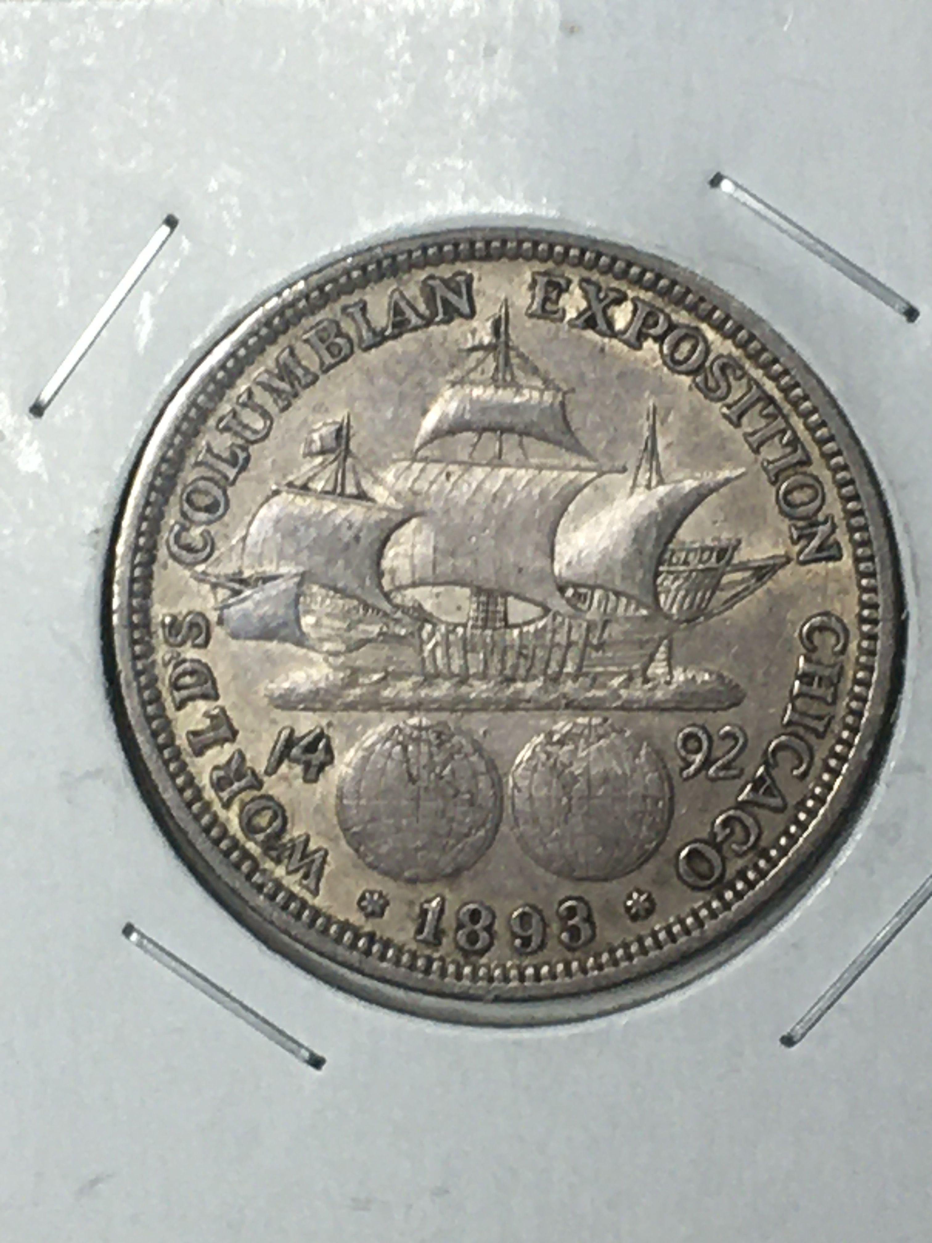 1893 Columbian Exposition Half Dollar 