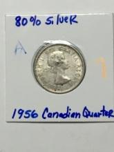 1956 Canadian Quarter