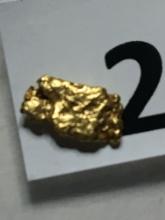 .307 Grams #6 Mesh Alaskan Natural Placer Gold Nugget 
