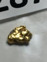 .284 Grams #6 Mesh Alaskan Natural Placer Gold Nugget 