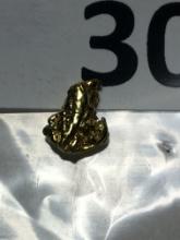 .246 Grams #6 Mesh Alaskan Natural Placer Gold Nugget 