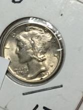 1943 D Silver Mercury Dime 