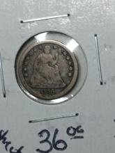 1856 1/2 Dime