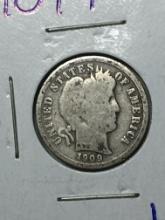 1909 P Barber Dime