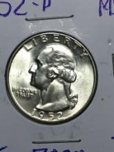 1952 D Washington Quarter