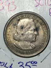 1893 Columbus Half Dollar