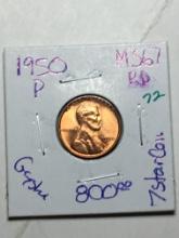 1950 P Lincoln Wheat Cent