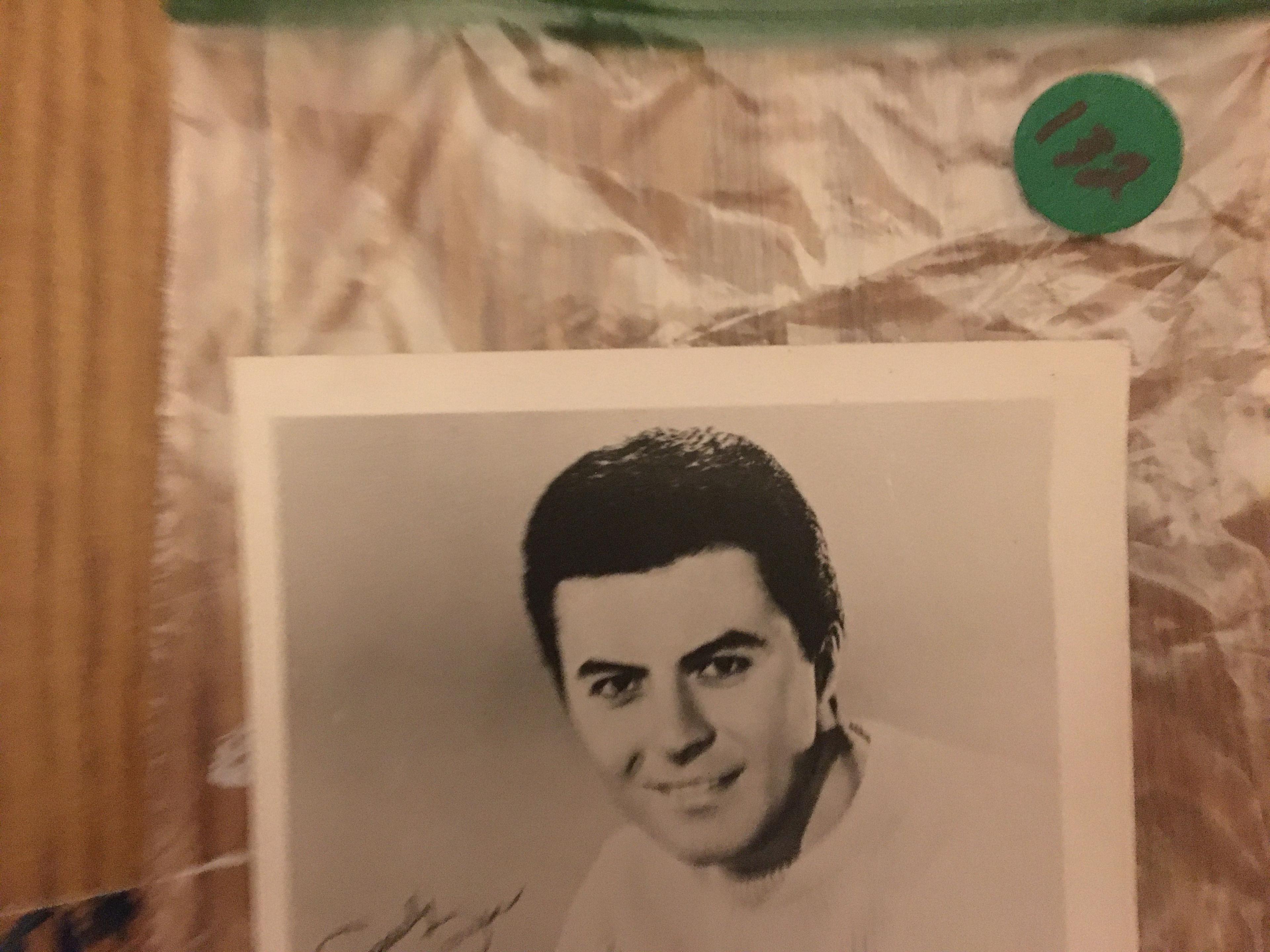 Black & White Signed Photo Of James Darren