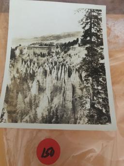 Yellowstone National Park 5 Photos 1947 List Of Accomodations And Services