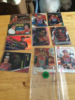 (10) Nascar Trading Cards Misc. Jeff Gordon