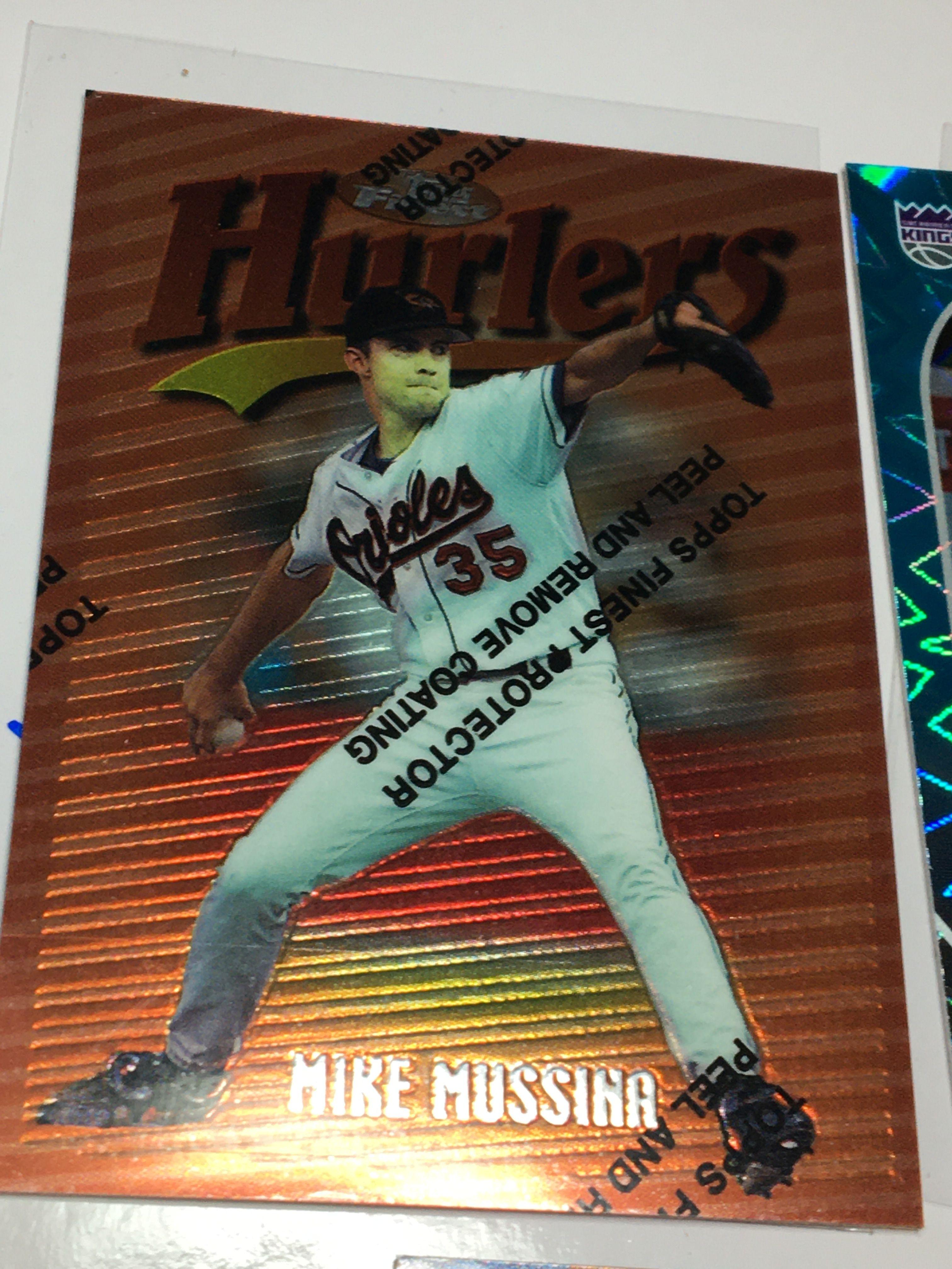 (3) Sports Cards   Justin James   Mike Mussina   Edgar Martinez