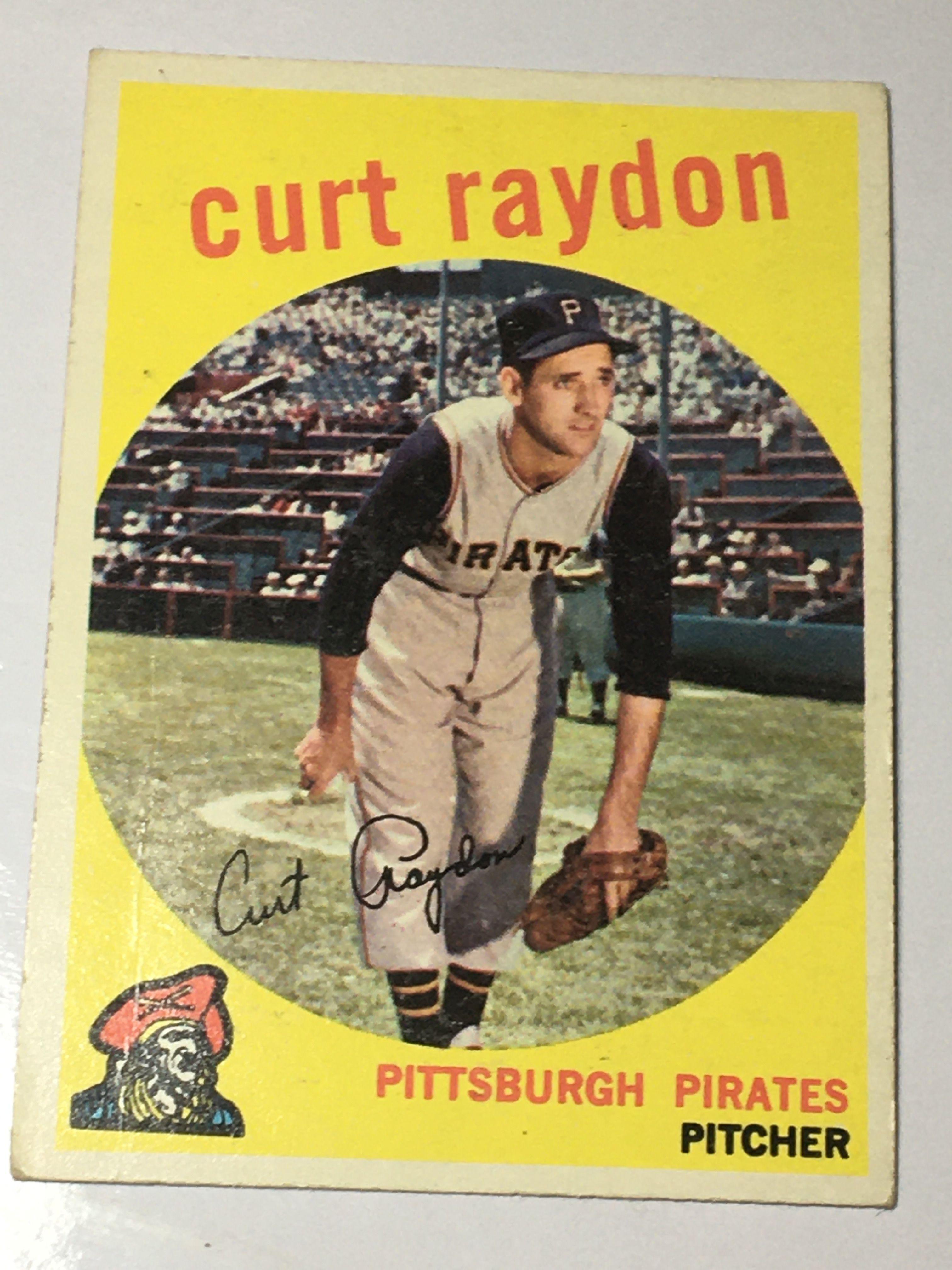 1959 Rookie Card Pittsburg Pirates Pitcher Curt Raydon