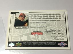 SIGNATURE CARD 1999 Harrisburgh Senators Outfielder Peter Bergeron