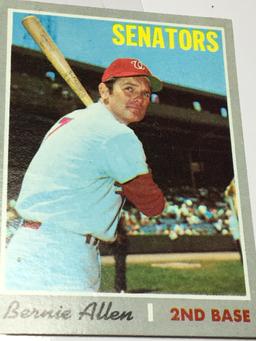1970 Washington Senators 2nd Baseman Bernie Allen