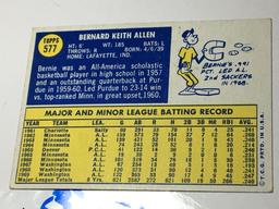 1970 Washington Senators 2nd Baseman Bernie Allen