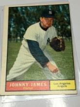 1961 Los Angeles Angels Pitcher Johnny James