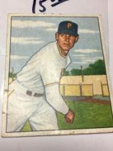 1950 Bowman Gum Card Pittsburgh Pirates Pitcher Harry Gumbert