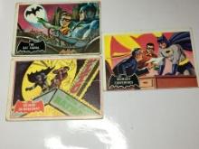 (3) 1966 National Periodical Batman Cards