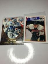 (2) Sports Cards Philadelphia Flyers Murray Craven  Dallas Cowboys Emmitt Smith