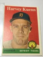 1958  Detroit Tigers Outfield Harvey Kuenn