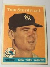 1958 New York Yankees Pitcher Tom Sturdivant