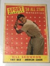 1958 Sports Magazine Selection New York Yankees 1st Baseman Bill Skowron