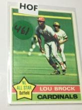 1976 Hall Of Fame St. Louis Cardinals Outfielder Lou Brock