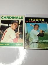 1971 Detroit Tigers Jim Northrup   1964 St.Loius Cardinals Gary Kolb
