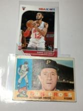 1960 Pittsburgh Pirates Pitcher Don Gross    2019-2020  Chicago Bulls Daniel Gafford