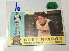 1960 Curt Raydon Pittsburgh Pirates Pitcher