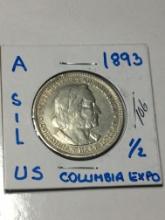 1893 Columbus Half Dollar