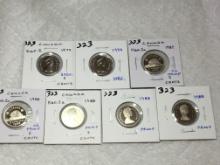 Canada 1979 5 Cent,1979 5 Cent, 1987 5 Cent,  (4) 1988 5 Cent Proof