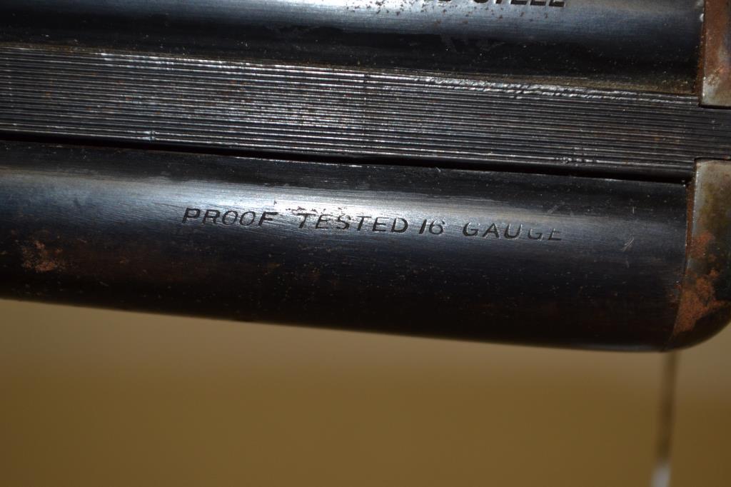 Gun. Springfield Double Barrel 16ga Shotgun