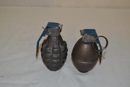 Two M228 Grenade Training Fuzes.