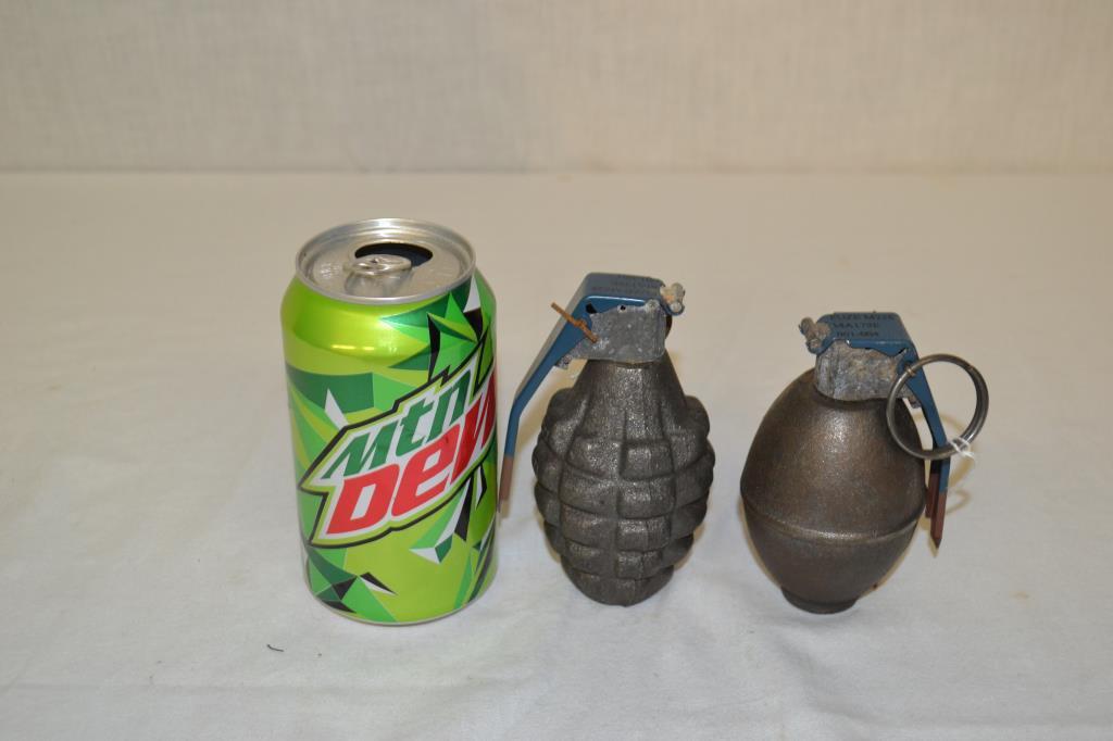 Two M228 Grenade Training Fuzes.