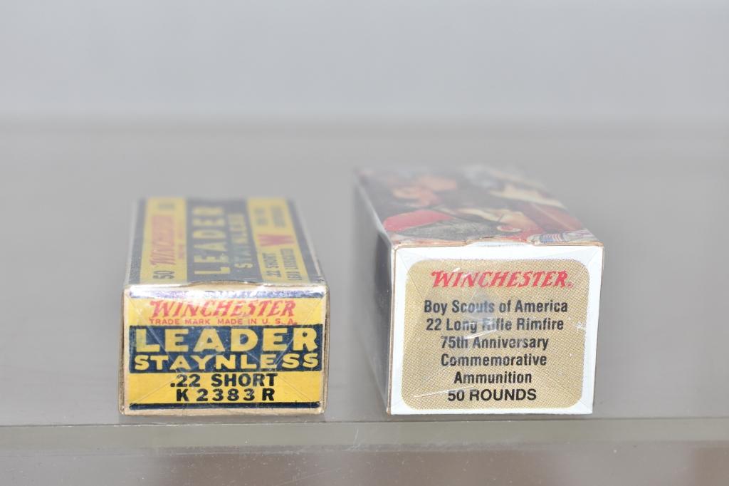 Ammo. Winchester 22 LR & Short. 100 Rds